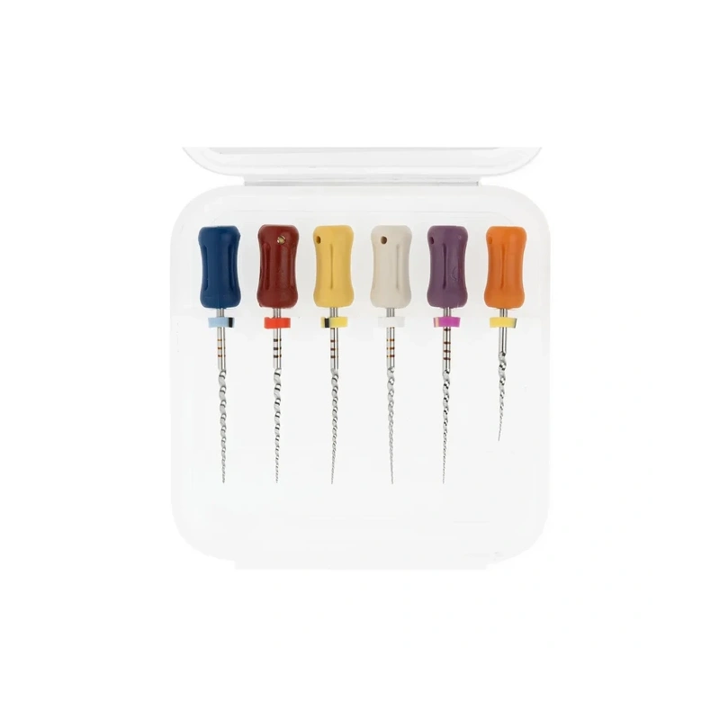 RCS LT - ручные файлы, размеры LX, L1, L2, T1, T2, T3, длина 21 мм, 6 шт. | Ramo Medical (Китай)