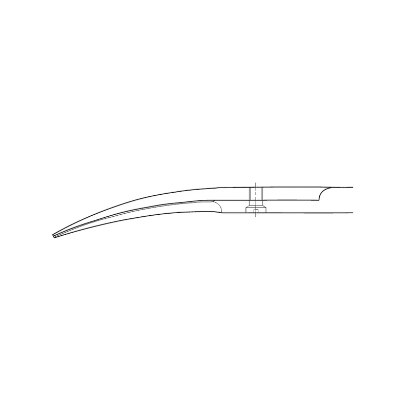 BC211R - ножницы хирургические, изогнутые, остроконечные, серия Durotip, длина 110 мм | B. Braun (Германия)