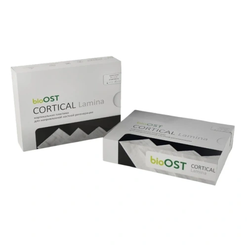 bioOST CORTICAL Lamina - полужесткая кортикальная пластина с субтотальной степенью деминерализации, размер 30х25х1 мм | Cardioplant (Россия)