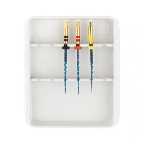 RCS Blue T Reciprocating - машинные файлы, размеры 20/06, 25/06, 40/06, длина 25 мм, 3 шт. | Ramo Medical (Китай)