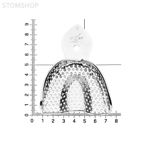 Ложка слепочная верхняя с перфорацией, S | HLW Dental Instruments (Германия)