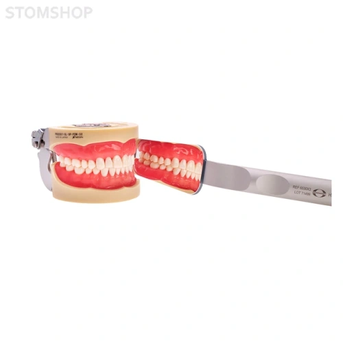 Photography Mirrors Rhodium FS - родиевое зеркало для дентальной фотографии с ручкой, прямое, размер 42x128 мм | Hahnenkratt (Германия)