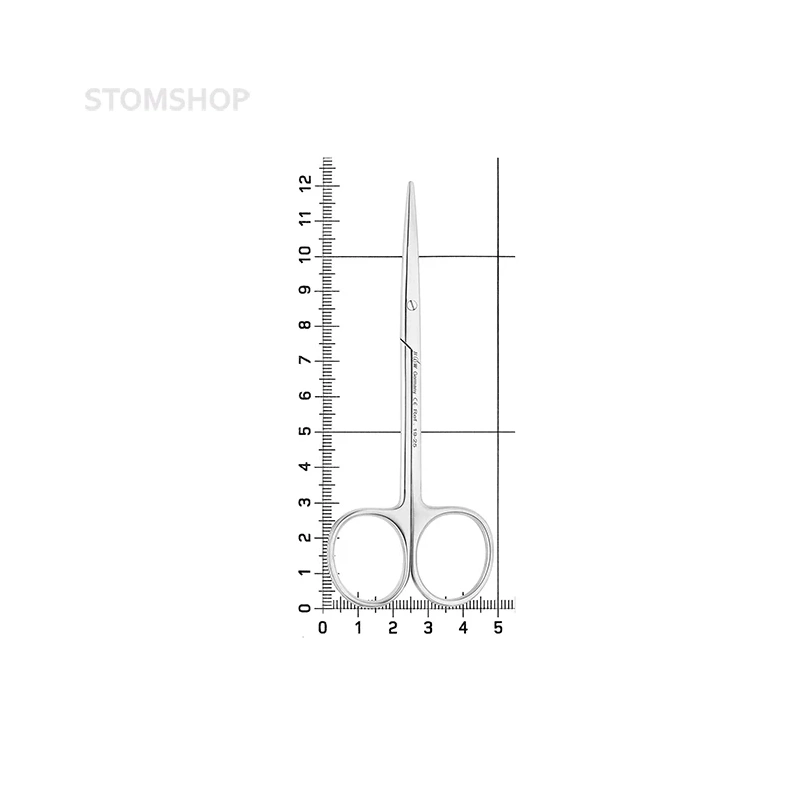 Ножницы хирургические прямые Metzenbaum, 120 мм, тупой кончик | HLW Dental Instruments (Германия)