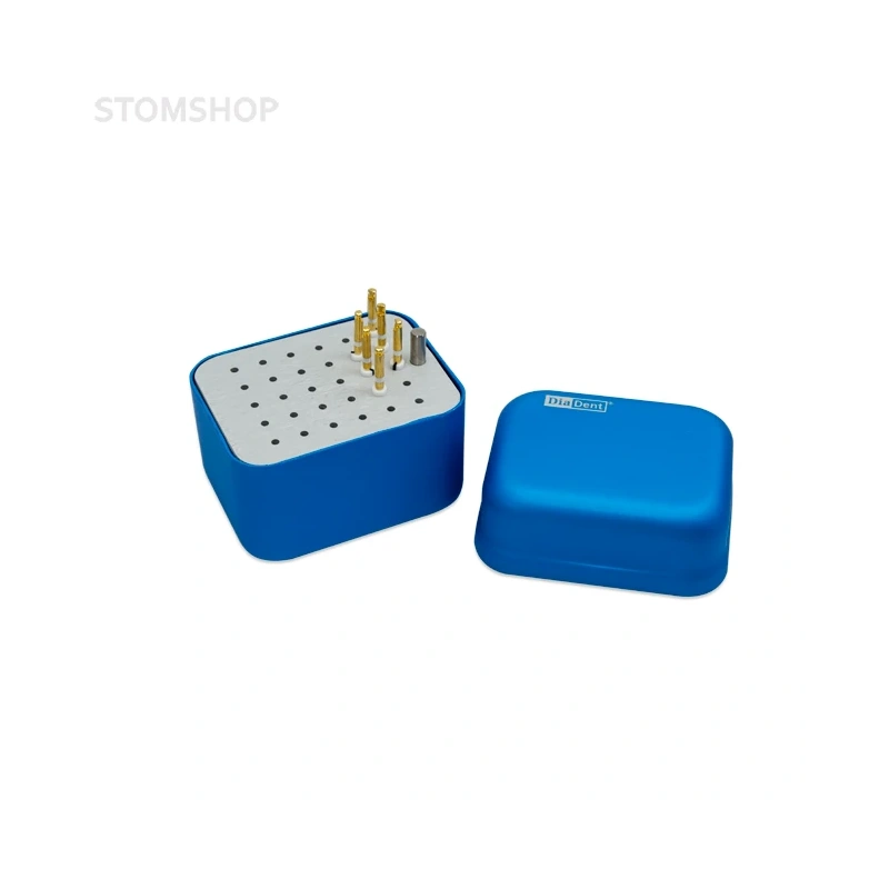 Small Square Box - квадратный бокс для хранения 30 эндодонтических файлов | DiaDent (Ю. Корея)