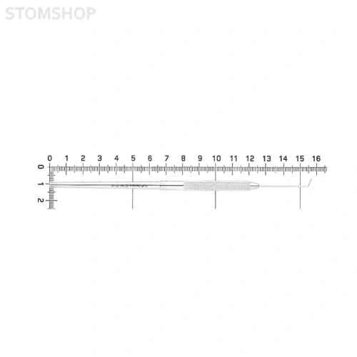Зонд одностороний гибкий, форма 39 | HLW Dental Instruments (Германия)