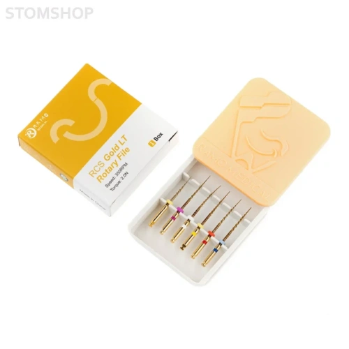 RCS Gold LT - машинные файлы, размеры SX (Open File), S1, S2, F1, F2, F3, длина 25 мм, 6 шт. | Ramo Medical (Китай)