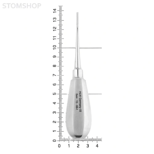 Элеватор Bein, прямой зубчатый, 2 мм (13-6BZ) | HLW Dental Instruments (Германия)