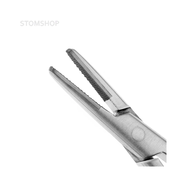 Иглодержатель хирургический прямой Castroviejo-Gomel TC, длина 140 мм | HLW Dental Instruments (Германия)