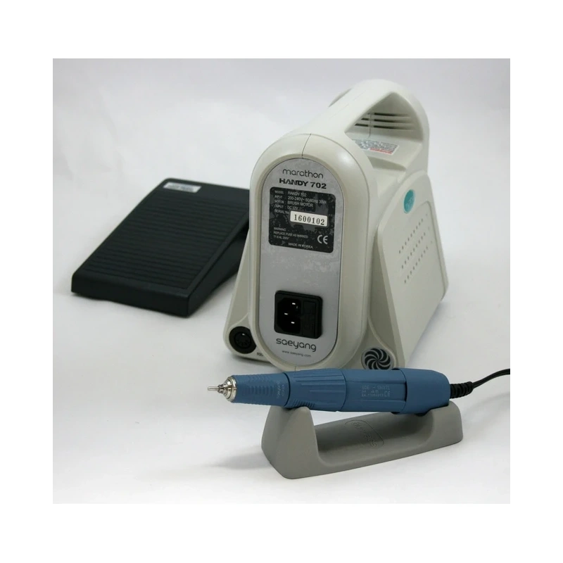 Marathon HANDY 702 Lite - зуботехнический микромотор повышенной мощности с наконечником SDE-SH37L М 45, 40000 об/мин, 100 Вт, FS60N | Saeyang Microtech (Ю. Корея)