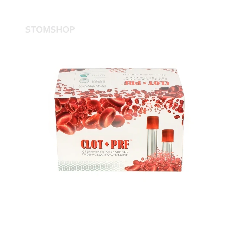 CLOT-PRF - стеклянные пробирки для A-PRF, 10 мл, 100 шт. | Shandong Chengwu Medical Products Factory (Китай)