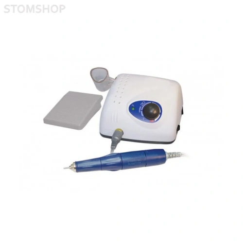 STRONG 210 105L N - зуботехнический щеточный микромотор с наконечником 105L N и педалью включения-выключения, с сумкой, 35000 об/мин | Saeshin (Ю. Корея)