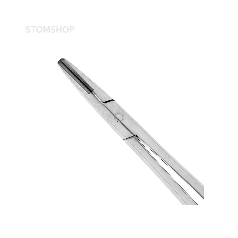 Иглодержатель микрохирургический прямой Castroviejo-Gomel TC, длина 180 мм | HLW Dental Instruments (Германия)