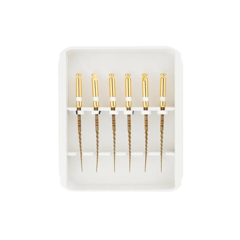 RCS Gold LT Rotary - машинные файлы, размер S2, длина 25 мм, 6 шт. | Ramo Medical (Китай)