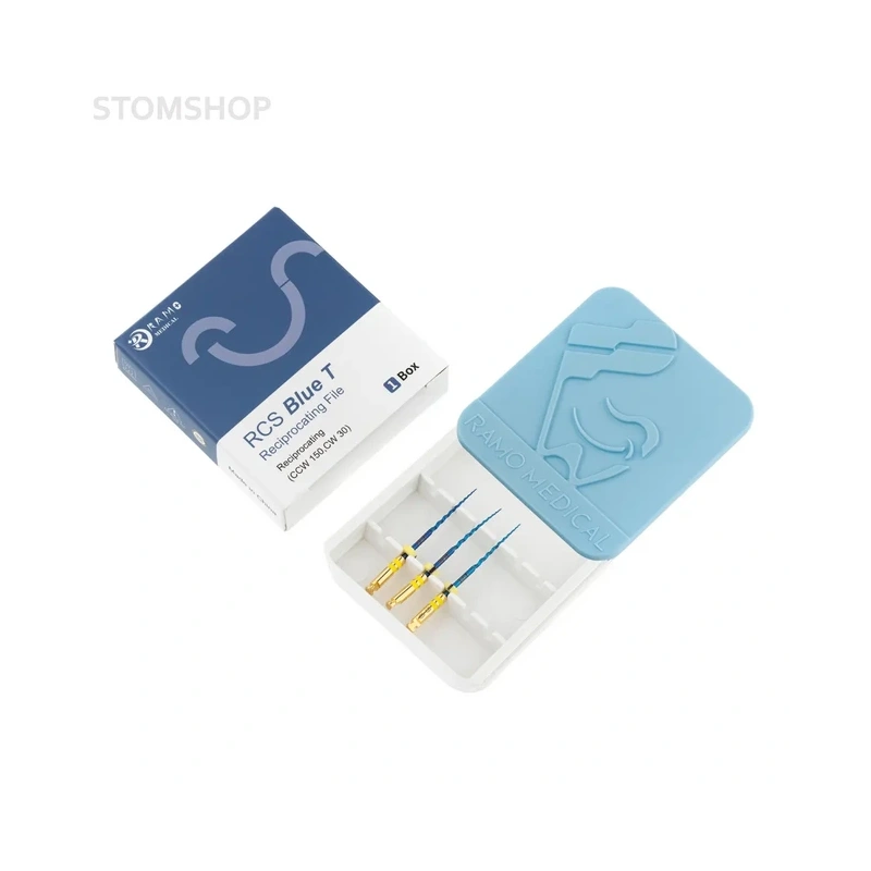 RCS Blue T Reciprocating - машинные файлы, размер 20/06, длина 25 мм, 3 шт. | Ramo Medical (Китай)